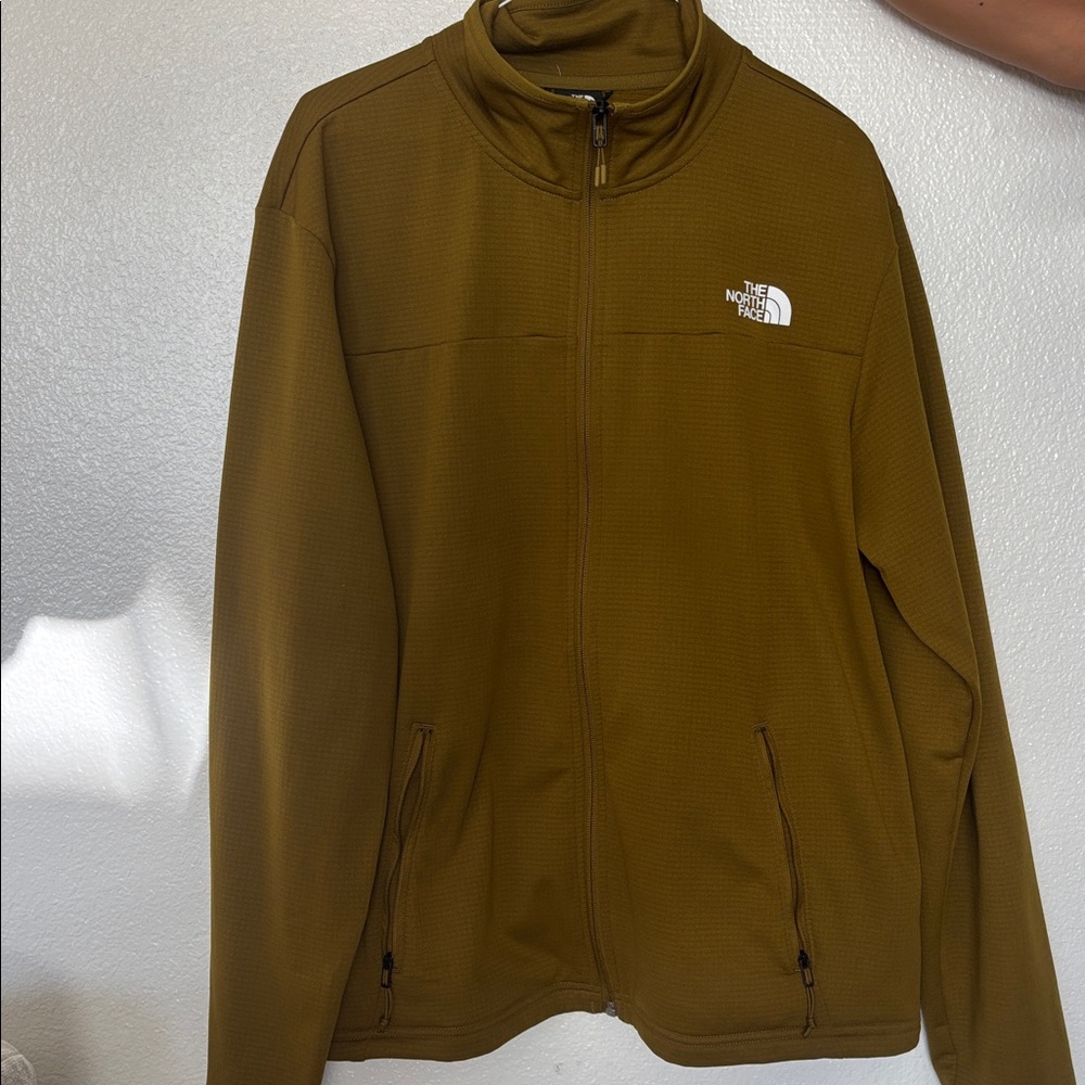 The North Face Men’s Cedar Trail Grid Fleece Full-Zip Jacket